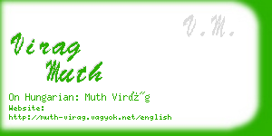 virag muth business card